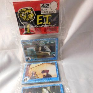 E.T. The Extra-Terrestrial Movie Photo Cards Topps Vintage